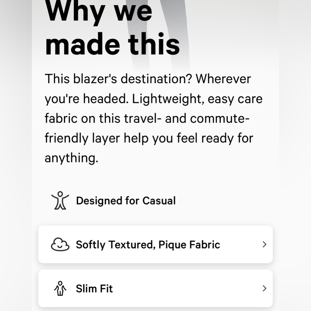 Lululemon - New venture button front blazer - Picture 9 of 16